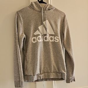 Adidas Heather Gray Hoodie